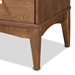 Baxton Studio Landis Mid-Century Modern Ash Walnut Finished Wood 4-Drawer Chest - MG9002-Ash Walnut-4DW-Chest