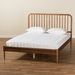 Baxton Studio Neilan Modern and Contemporary Walnut Brown Finished Wood King Size Platform Bed - MG0058-Walnut-King
