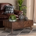 Baxton Studio Hartman Mid-Century Modern Walnut Brown Finished Wood Coffee Table - LV23CFT23140WI-Columbia-CT