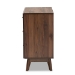 Baxton Studio Hartman Mid-Century Modern Walnut Brown Finished Wood 3-Drawer Storage Chest - LV23COD23230WI-Columbia-3DW-Chest