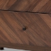 Baxton Studio Hartman Mid-Century Modern Walnut Brown Finished Wood 3-Drawer Storage Chest - LV23COD23230WI-Columbia-3DW-Chest