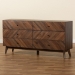 Baxton Studio Hartman Mid-Century Modern Walnut Brown Finished Wood 6-Drawer Dresser - LV23COD23232WI-Columbia-6DW-Dresser