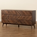 Baxton Studio Hartman Mid-Century Modern Walnut Brown Finished Wood 6-Drawer Dresser - LV23COD23232WI-Columbia-6DW-Dresser