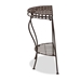 Baxton Studio Laraine Modern and Contemporary Brown Metal Outdoor Console Table - H01-99057A-Metal Console Table