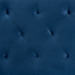 Baxton Studio Felix Modern and Contemporary Navy Blue Velvet Fabric Upholstered Queen Size Headboard - Felix-Navy Blue Velvet-HB-Queen