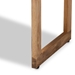 Baxton Studio Kaleb Rustic Mid-Century Modern Oak Brown Finished Wood Bench - SK9113-Oak-Bench