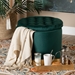 Baxton Studio Livana Contemporary Glam and Luxe Green Velvet Fabric Upholstered Storage Ottoman - FZD0220-Green Velvet-Ottoman