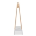 Baxton Studio Raylyn Modern and Contemporary Two-Tone White and Oak brown Finished Wood Freestanding Coat Hanger - FMA-0298-Coat Hanger