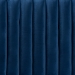 Baxton Studio Emile Modern and Contemporary Navy Blue Velvet Fabric Upholstered and Dark Brown Finished Wood Queen Size Headboard - Emile-Navy Blue Velvet-HB-Queen