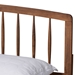 Baxton Studio Paton Mid-Century Modern Walnut Brown Finished Wood King Size Platform Bed - MG0020-5S-Walnut-King