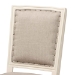Baxton Studio Louane Traditional French Inspired Grey Fabric Upholstered and White Finished Wood 2-Piece Dining Chair Set - W-LOUIS-R-02-Off White/Grey-Chair