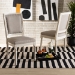 Baxton Studio Louane Traditional French Inspired Grey Fabric Upholstered and White Finished Wood 2-Piece Dining Chair Set - W-LOUIS-R-02-Off White/Grey-Chair