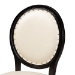 Baxton Studio Louis Traditional French Inspired Beige Faux Leather Upholstered and Black Finished Wood 2-Piece Dining Chair Set - W-LOUIS-O-07-Black/Beige-Chair