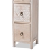 Baxton Studio Seanna Modern and Contemporary Multi-Colored Wood 4-Drawer Storage Unit - FZ0190527-4-Multi Colored-Cabinet