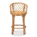 bali & pari Orchard Modern Bohemian Natural Brown Rattan Counter Stool - Orchard-Rattan-CS
