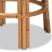 bali & pari Orchard Modern Bohemian Natural Brown Rattan Counter Stool - Orchard-Rattan-CS