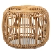 Baxton Studio Maverick Modern Bohemian Natural Brown Rattan End table
