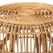 bali & pari Maverick Modern Bohemian Natural Brown Rattan End table - Maverick-Rattan-ET