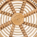 bali & pari Maverick Modern Bohemian Natural Brown Rattan End table - Maverick-Rattan-ET
