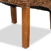bali & pari Trianna Rustic Transitional Natural Seagrass and Brown Finished Wood Dining Chair - Florence Highback-Natural-DC
