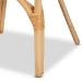 bali & pari Kagama Modern Bohemian Natural Brown Rattan Dining Chair - Kagama-Rattan-DC
