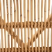 bali & pari Kagama Modern Bohemian Natural Brown Rattan Dining Chair - Kagama-Rattan-DC