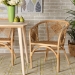 bali & pari Kagama Modern Bohemian Natural Brown Rattan Dining Chair - Kagama-Rattan-DC