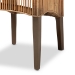 bali & pari Sullivan Modern Bohemian Natural Brown Rattan 2-Piece Dining Chair Set - Sullivan-Rattan-DC