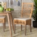 bali & pari Sullivan Modern Bohemian Natural Brown Rattan 2-Piece Dining Chair Set - Sullivan-Rattan-DC