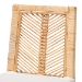 bali & pari Suci Modern Bohemian Natural Brown Rattan 2-Piece Dining Chair Set - Suci-Rattan-DC