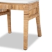 bali & pari Suci Modern Bohemian Natural Brown Rattan 2-Piece Dining Chair Set - Suci-Rattan-DC