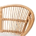 bali & pari Adrina Modern Bohemian Natural Brown Rattan Dining Chair - DC810-Rattan-DC