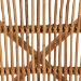 bali & pari Murai Modern Bohemian Natural Brown Rattan Dining Chair - Murai-Rattan-DC