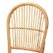 bali & pari Wina Modern Bohemian Natural Brown Rattan 2-Piece Dining Chair Set - Wina-Rattan-DC