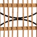 bali & pari Garan Modern Bohemian Natural Brown Rattan and Black Metal Counter Stool - Leaf-Rattan-CS