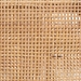 bali & pari Caspia Mid-Century Modern Walnut Brown Mahogany Wood and Natural Rattan Counter Stool - Caspia-Teak-CS