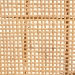bali & pari Moscow Modern Bohemian Natural Brown Rattan and Walnut Brown Mahogany Wood Counter Stool - Moscow-Teak-CS