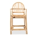 bali & pari Tugera Modern Bohemian Natural Brown Rattan Counter Stool - Tugera-Rattan-CS