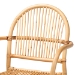 bali & pari Tugera Modern Bohemian Natural Brown Rattan Counter Stool - Tugera-Rattan-CS