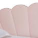 Baxton Studio Timila Modern and Contemporary Light Pink Velvet Fabric Upholstered Full Size Daybed with Trundle - BBT61047T-Light Pink Velvet-Daybed-F/T