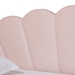 Baxton Studio Timila Modern and Contemporary Light Pink Velvet Fabric Upholstered Twin Size Daybed with Trundle - BBT61047T-Light Pink Velvet-Daybed-T/T