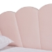 Baxton Studio Timila Modern and Contemporary Light Pink Velvet Fabric Upholstered Queen Size Daybed - BBT61078-Light Pink Velvet-Daybed-Queen