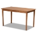 Baxton Studio Alvis Mid-Century Modern Grey Velvet Upholstered and Walnut Brown Finished Wood 4-Piece Dining Nook Set - BBT8063-Grey Velvet/Walnut-4PC Dining Nook Set