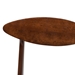 Baxton Studio Daria Mid-Century Modern Warm Grey Fabric and Dark Brown Finished Wood 2-Piece Dining Chair Set - BW21-03C-Grey/Cappuccino-DC
