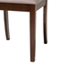 Baxton Studio Carola Mid-Century Modern Warm Grey Fabric and Dark Brown Finished Wood 7-Piece Dining Chair Set - Gloria-Grey/Cappuccino-7PC Dining Set