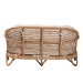 bali & pari Aliane Modern Bohemian Natural Brown Antique Rattan Loveseat - DC8041-Rattan-LS