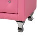 Baxton Studio Canterbury Contemporary Glam Pink Faux Leather Upholstered Full Size 3-Piece Bedroom Set - BBT6440-Full-Pink-3PC Set