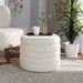 Baxton Studio Tabitha Modern and Contemporary Ivory Boucle Upholstered Storage Ottoman - 228-Beige-Ottoman