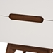 Baxton Studio Calypso Mid-Century Modern Two-Tone White and Walnut Brown Finished Wood 3-Piece Storage Set - Calypso-Walnut/White-3PC Storage Set