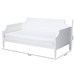 Baxton Studio Mariana Classic and Traditional White Finished Wood Full Size Daybed - Mariana-White-Daybed-Full